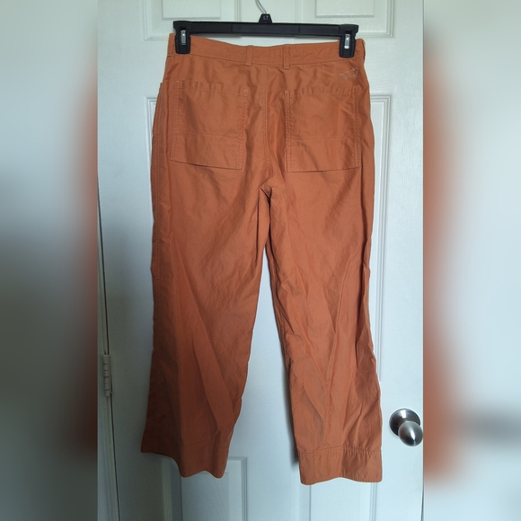 Horny Toad Size 6 Nylon Cotton Orange Cropped Hiking Gorpcore Cargo Pant Casual - Picture 5 of 10